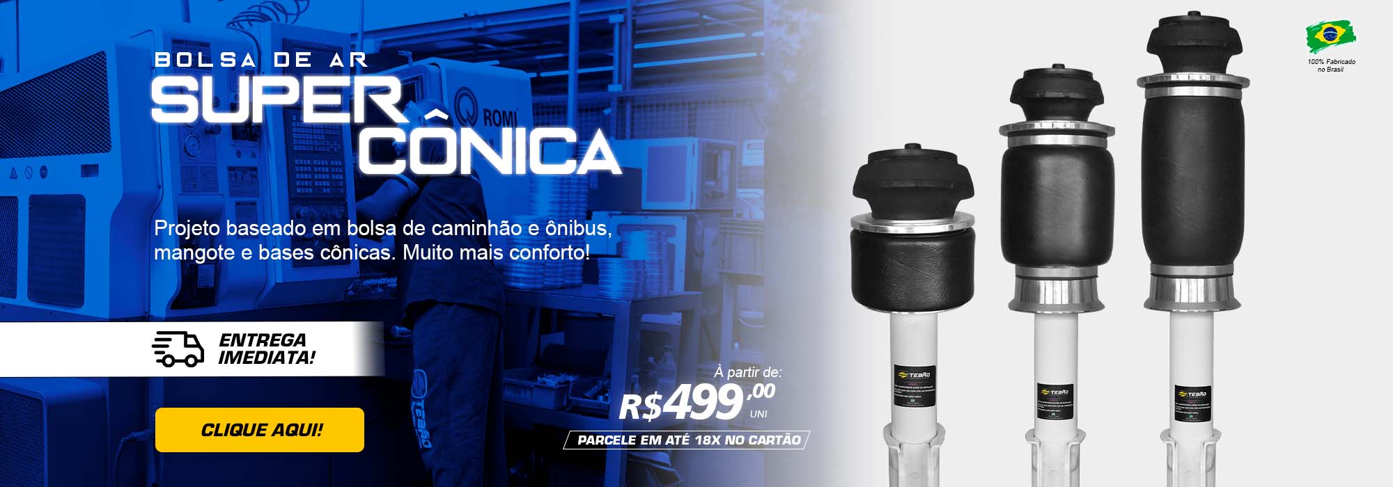 Banner Bolsa de Ar Super Conica